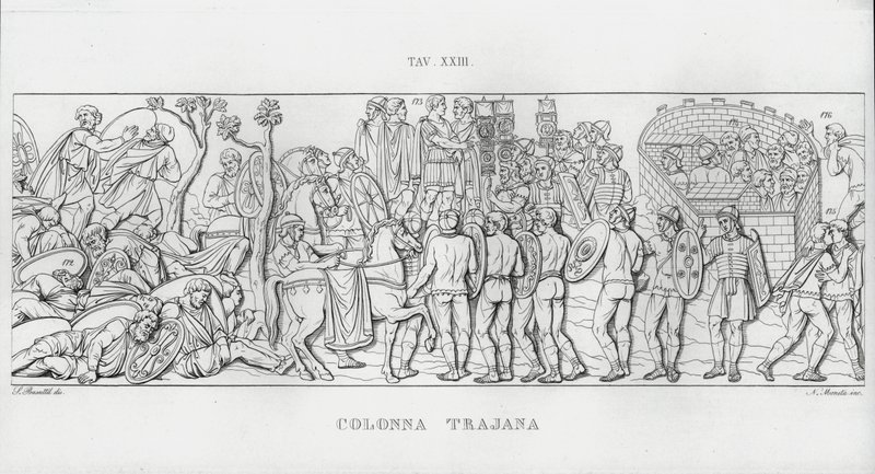Trajans søyle, Trajans søyle av Italian School
