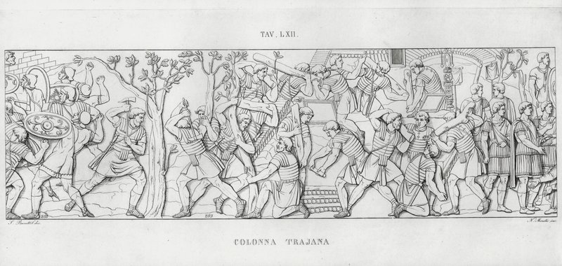 Trajans søyle, Trajans søyle av Italian School
