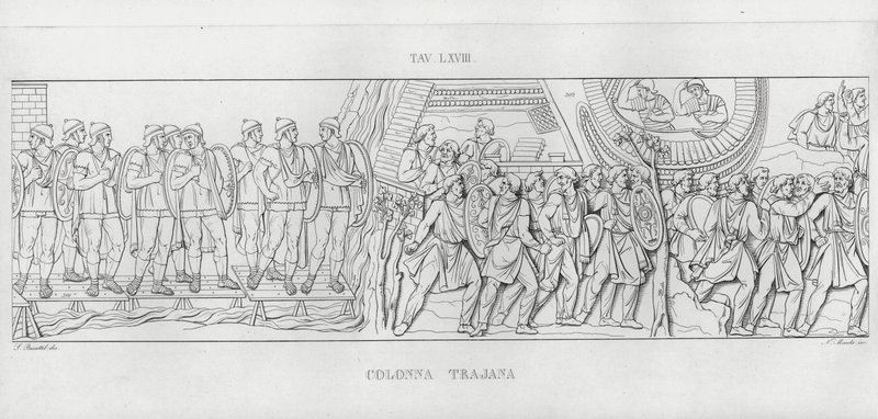 Trajans søyle, Trajans søyle av Italian School