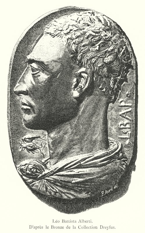 Leon Battista Alberti, Etter bronsen i Dreyfus-samlingen (gravering) av Italian School