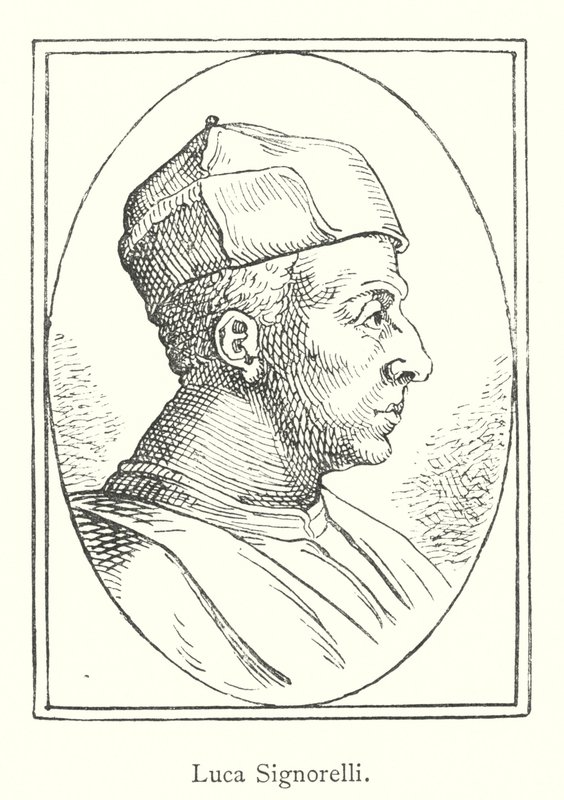 Luca Signorelli (gravering) av Italian School