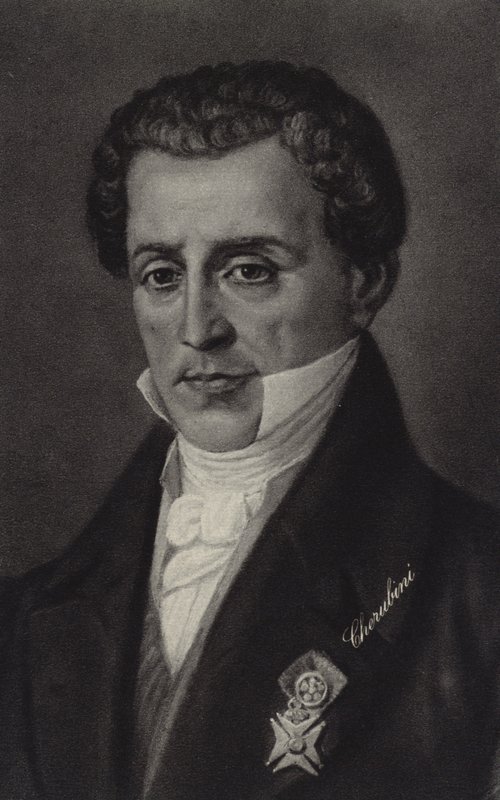 Luigi Cherubini , italiensk komponist (1760-1842) av Italian School