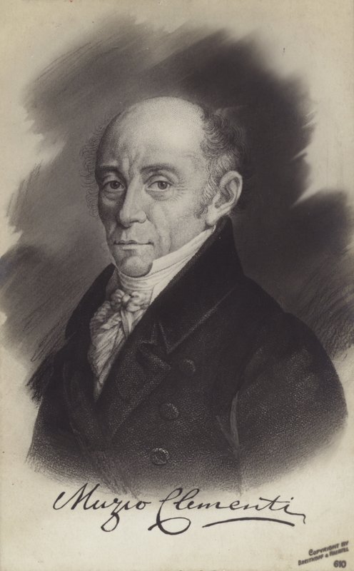 Murzo Clementi , italiensk komponist, pianist, dirigent, musikkutgiver og pianoprodusent (1752-1832) av Italian School