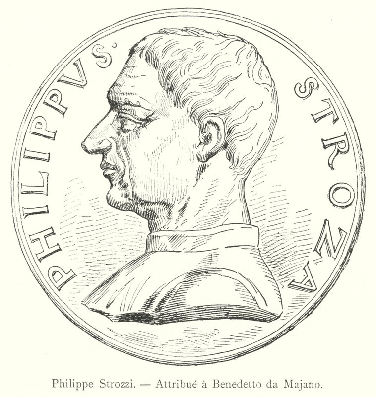 Philippe Strozzi, Attribut to Benedetto da Majano (gravering) av Italian School