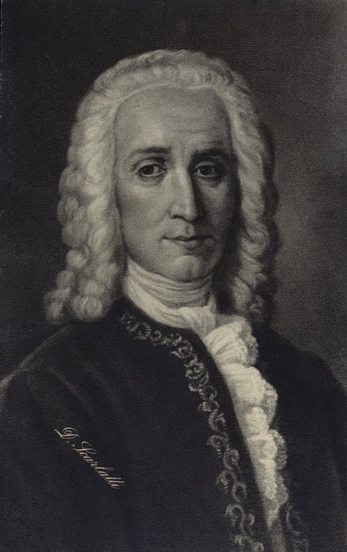 Portrett av Domenico Scarlatti av Italian School