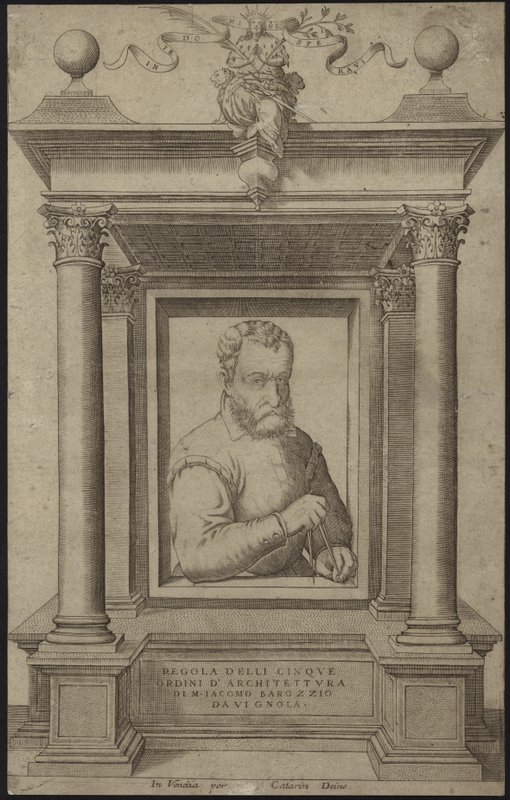 Portrett av Giacomo Barozzi da Vignola av Italian School