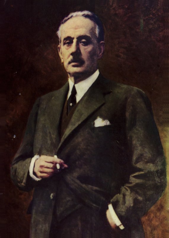 Portrett av Giacomo Puccini (fargelitografi) av Italian School