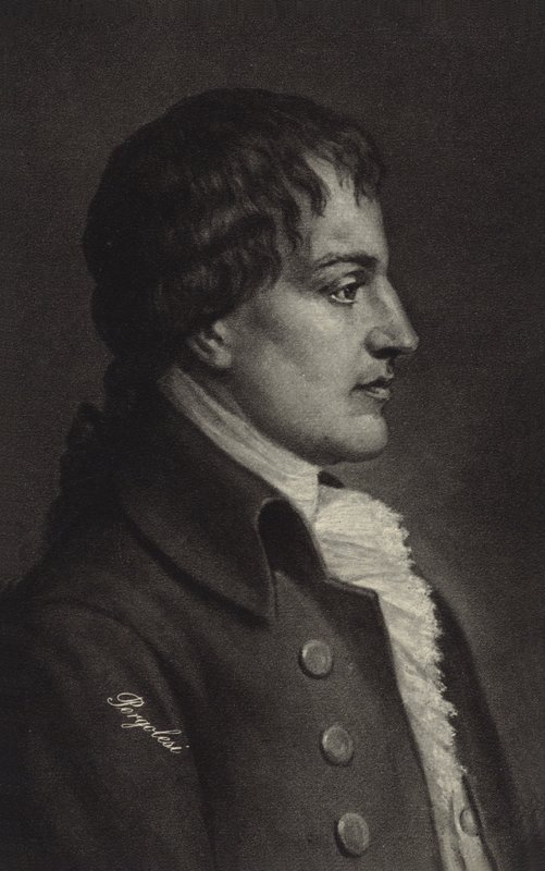 Portrett av Giovanni Battista Pergolesi av Italian School