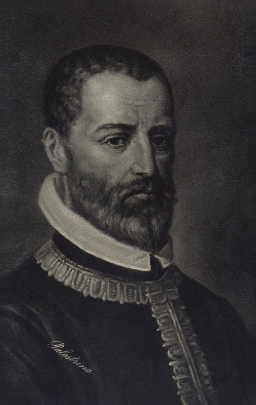 Portrett av Giovanni Pierluigi da Palestrina av Italian School