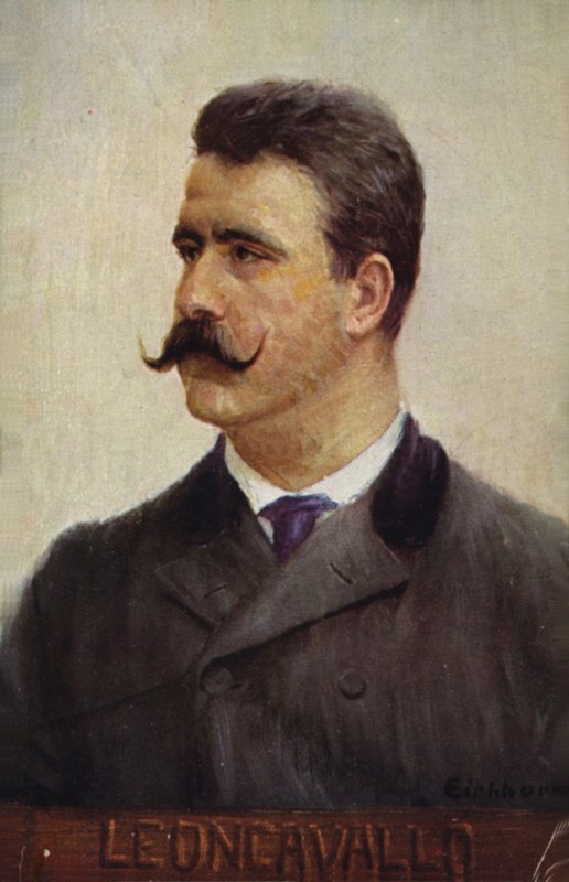 Portrett av Ruggero Leoncavallo av Italian School