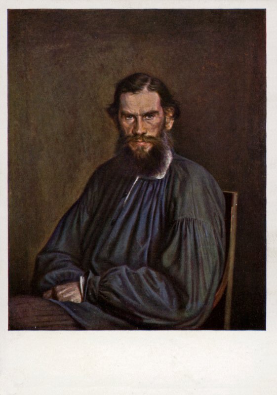 Leo Tolstoy , russisk romanforfatter, novelleforfatter og dramatiker av Ivan Nikolaevich Kramskoy