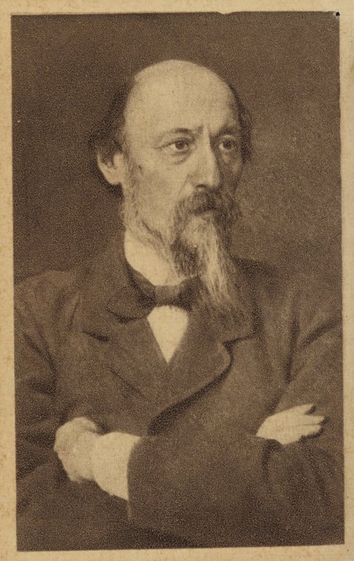 Nikolay Nekrasov , russisk poet av Ivan Nikolaevich Kramskoy