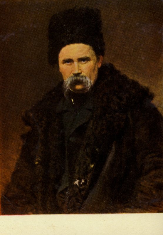 Taras Shevchenko , ukrainsk poet og kunstner av Ivan Nikolaevich Kramskoy