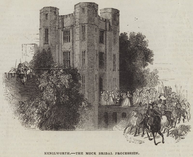 Kenilworth, den falske brudeprosesjonen av J. Jackson