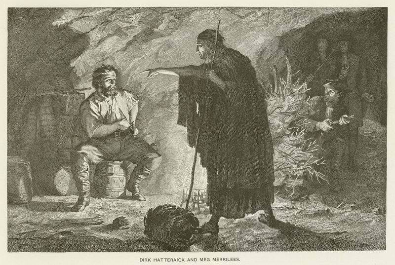 Dirk Hatteraick og Meg Merrilees av J.B. MacDonald