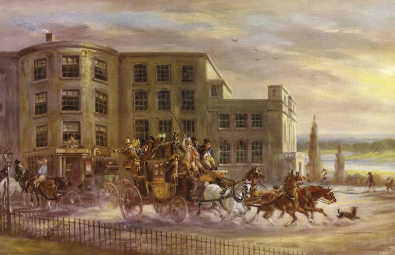 The Old Star og Garter, Richmond Hill av J.C. Maggs