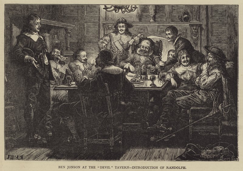 Ben Jonson på Devil Tavern, Introduksjon av Randolph av J.M.L. Ralston