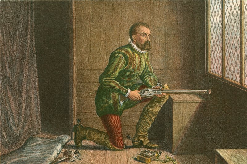 James Hamilton venter på at regent Moray nærmer seg av J.M.L. Ralston