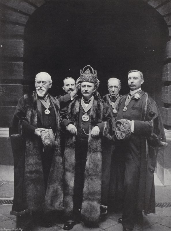 Valgdag i Girdlers Hall, som kroner mesteren av J. Benjamin Stone