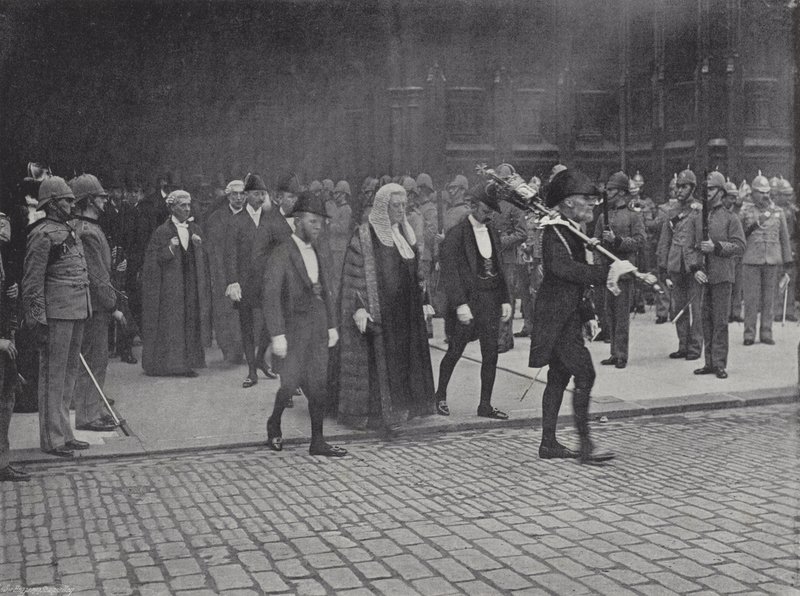 M.P.s går videre til jubileumsgudstjenesten av J. Benjamin Stone