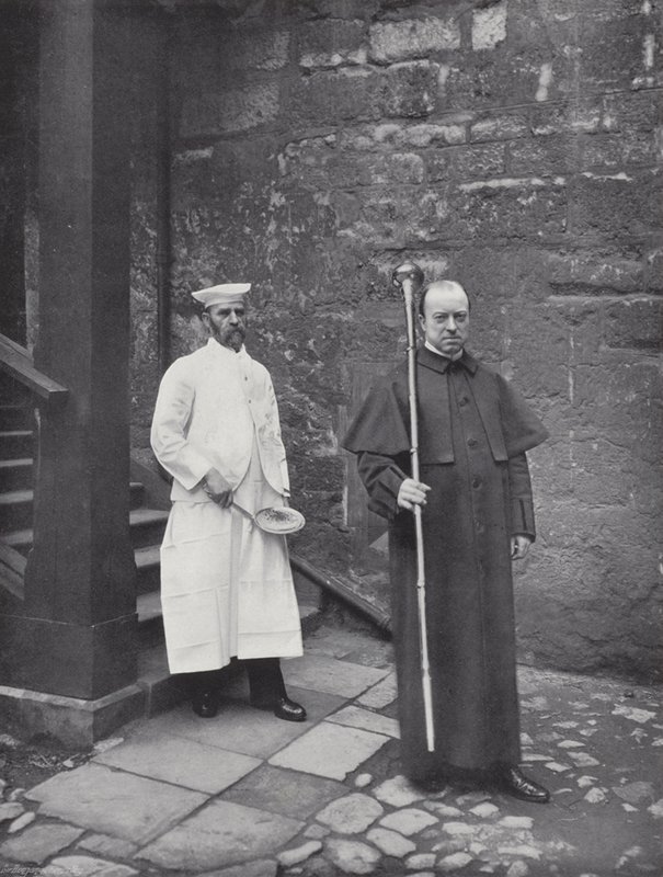 Pannekakekasting på Westminster School, og henter inn pannekaken av J. Benjamin Stone