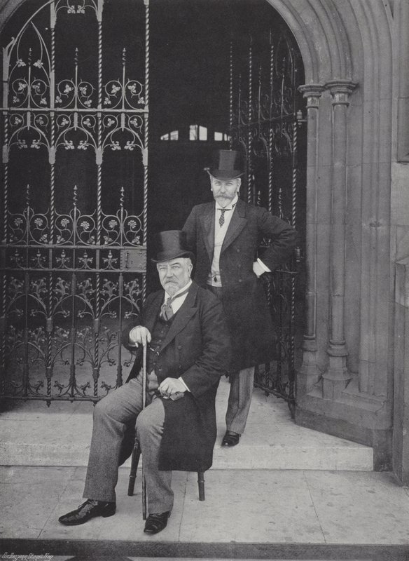Sir Edward Reed, K.C.B., og Mr. E.T. Reed av J. Benjamin Stone