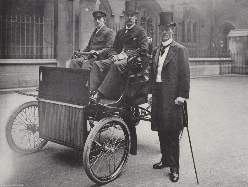 Sir J. Dickson-Poynder, Bart., og major Seely av J. Benjamin Stone