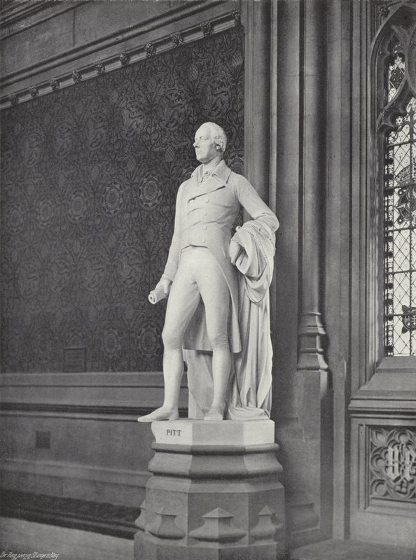 Statue av Pitt av J. Benjamin Stone