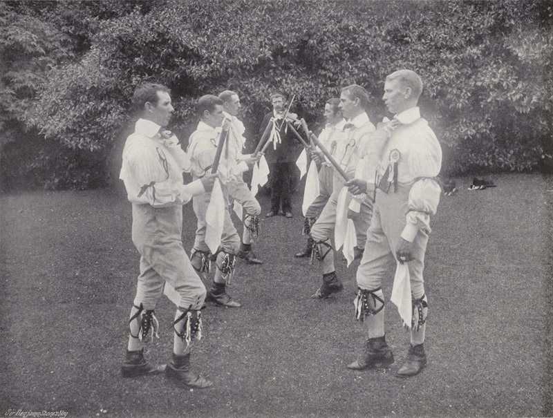 Stratford-on-Avon Mop, danser Hay av J. Benjamin Stone