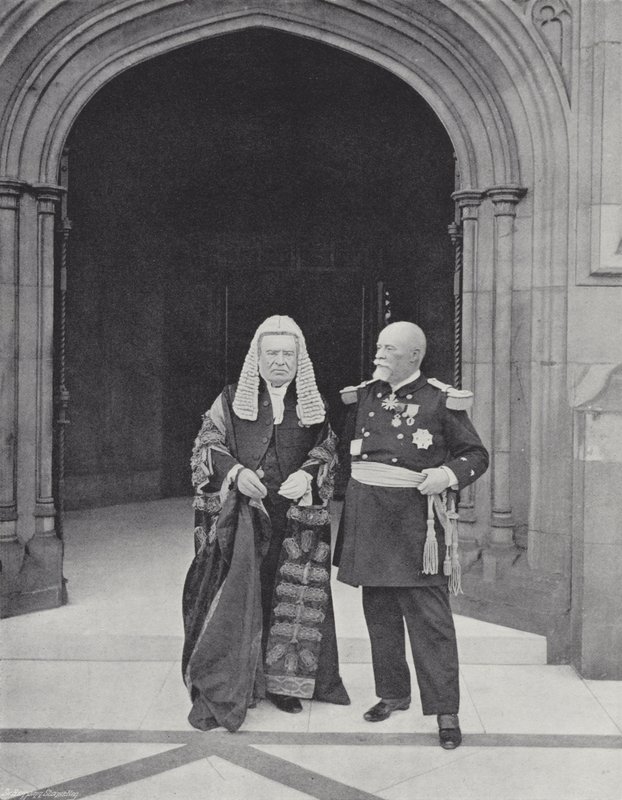 Jarlen av Halsbury og admiral Leygue av J. Benjamin Stone