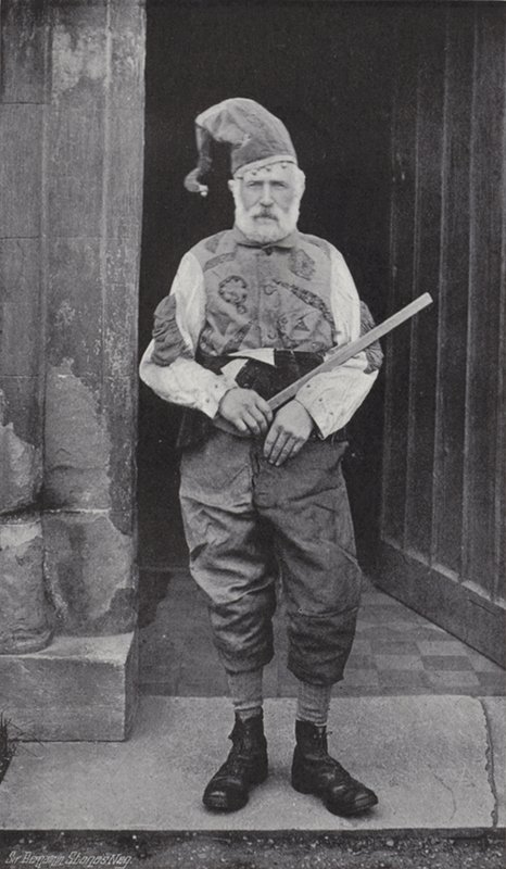 The Horn Dance, Abbots Bromley, the Fool og Robin Hood av J. Benjamin Stone