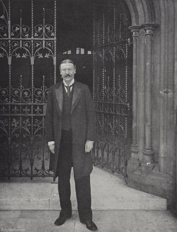 Høyre Hon. Sir A Acland Hood, Bart (s/hvitt-bilde) av J. Benjamin Stone