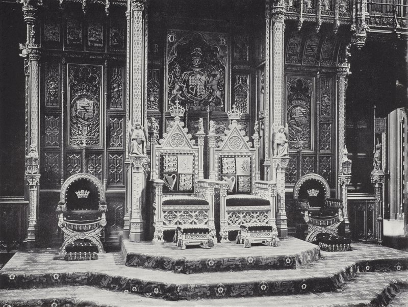 Tronen i House of Lords av J. Benjamin Stone