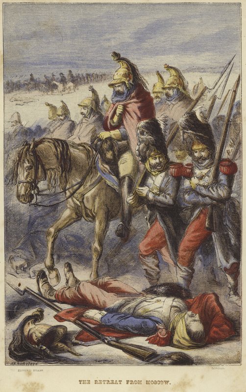 Retretten fra Moskva av J. H. Nicholson