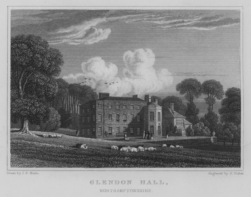 Glendon Hall, Northamptonshire av John Preston Neale