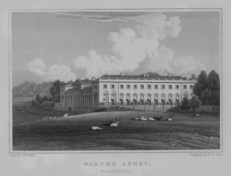 Woburn Abbey, Bedfordshire av John Preston Neale