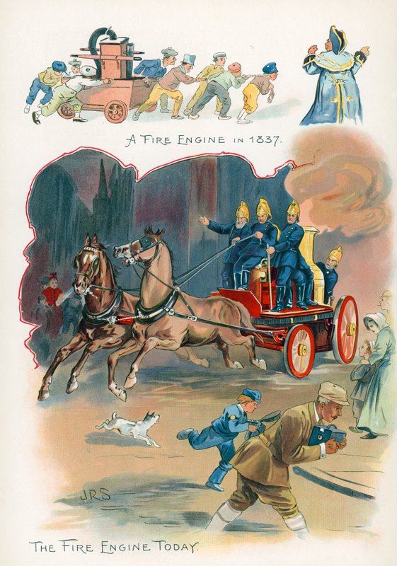 Brannbiler, før og nå av J. R. Sinclair