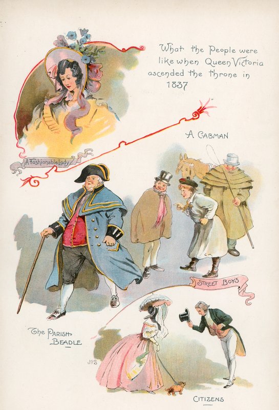 Folk i 1837 av J. R. Sinclair