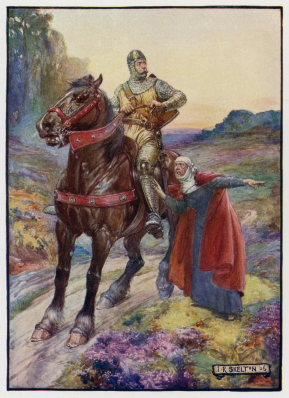 William Wallace mottok nyheten om at engelskmennene har hengt mennene hans av J. R. Skelton
