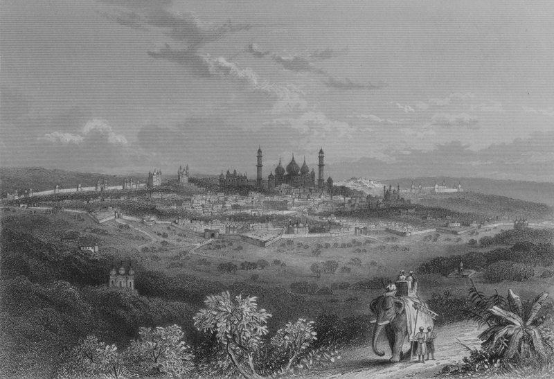 Delhi, India (gravering) av J Ramage