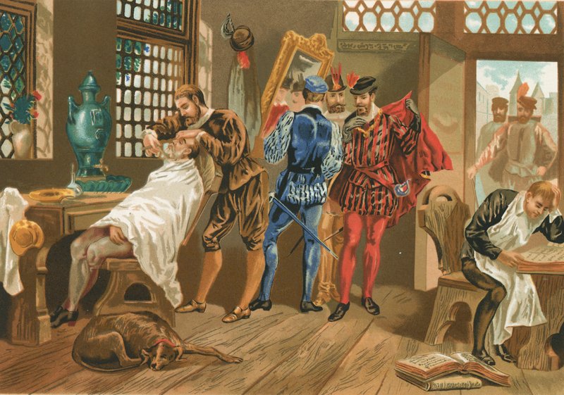 Ambroise Pare som barberkirurglærling i Paris av J. Serra