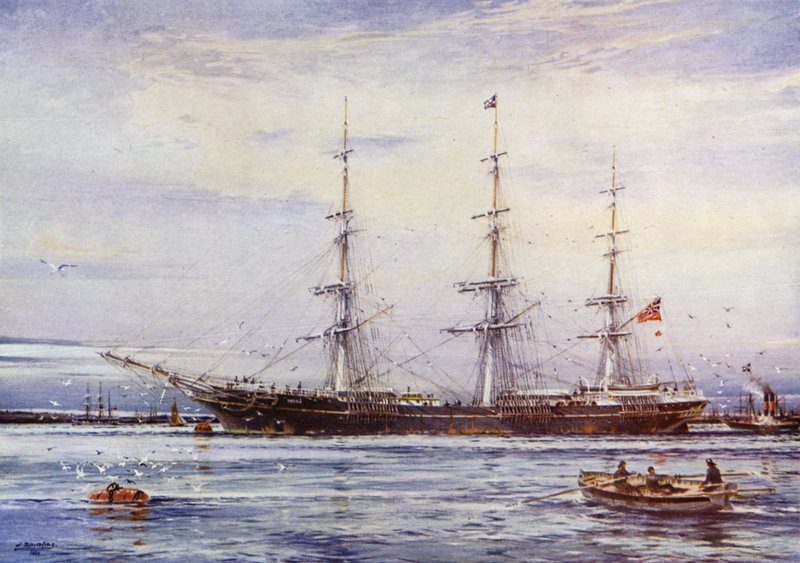 Clipper-skip: Tweed (litho-farge) av Jack (after) Spurling