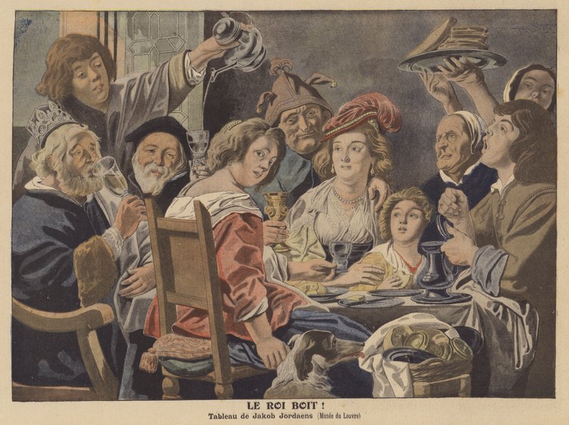Kongen drikker av Jacob Jordaens