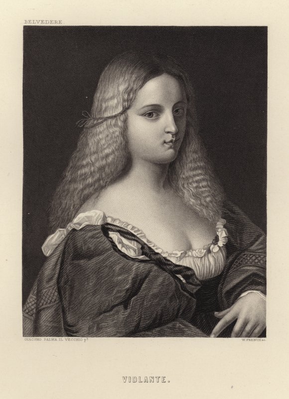 Violante av Jacopo Palma