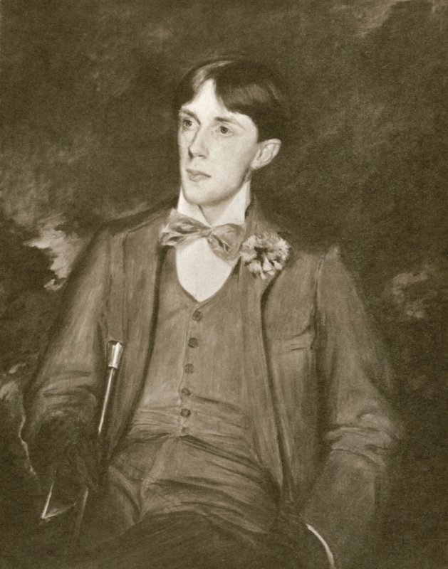 Aubrey Beardsley, portrett (lito) av Jacques Emile (after) Blanche