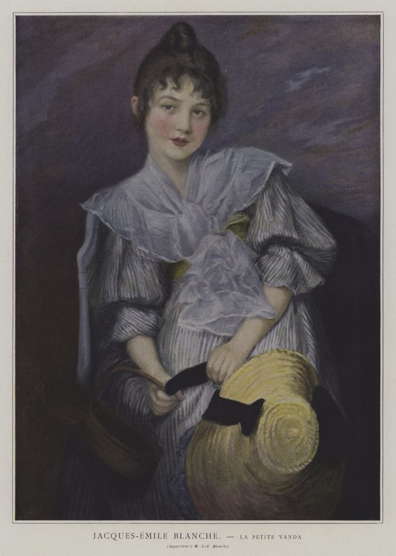 La Petite Vanda av Jacques Emile after Blanche