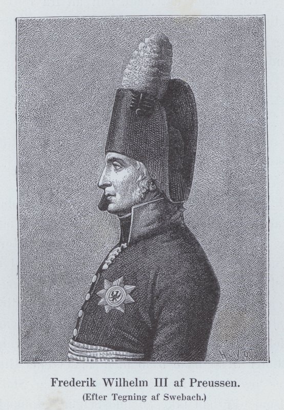 Frederick William III, konge av Preussen (litho) av Jacques Francois Joseph (after) Swebach