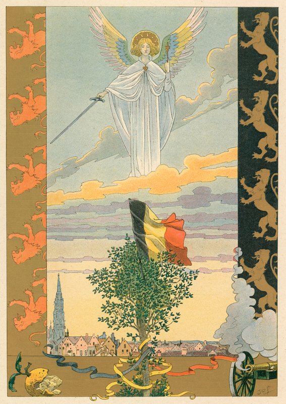 Belgia - Nasjonalsang av Jacques Marie Gaston Onfray de Breville (Job)