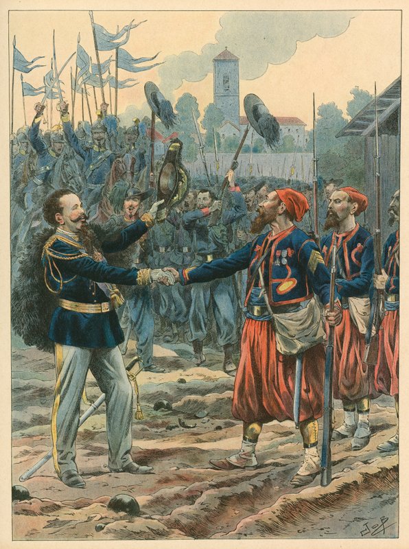 Italia - Den kongelige marsjen av Jacques Marie Gaston Onfray de Breville (Job)