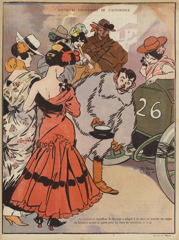 Illustrasjon for Le Rire av Jacques Wely
